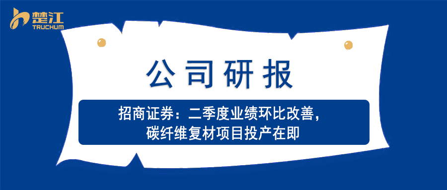 迪拜皇宫官网研报：【招商证券】二季度业绩环比改善，碳纤维复材项目投产在即